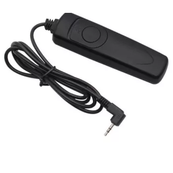   Canon RS-60E3 helyettesítő fényképezőgép távkioldó (1m, Fekete) - Utángyártott