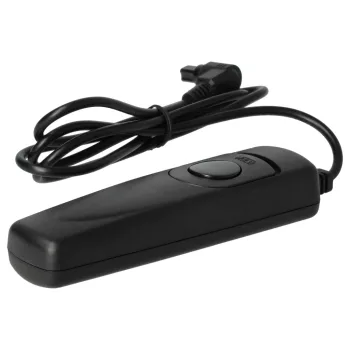   Canon RS-80N3 helyettesítő fényképezőgép távkioldó (1m, Fekete) - Utángyártott