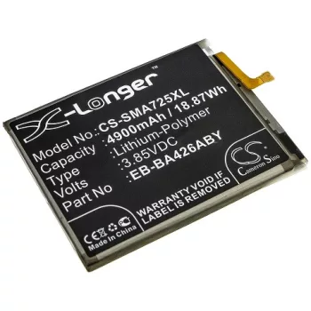   Samsung EB-BA426ABY helyettesítő mobiltelefon akkumulátor (Li-Polymer, 4900mAh / 18.87Wh, 3.85V) - Utángyártott