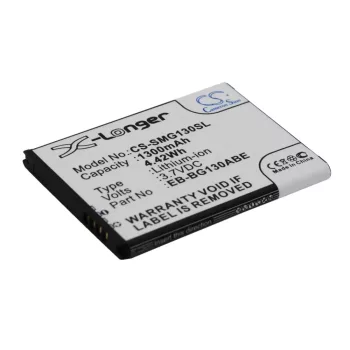   Samsung EB-BG130ABE helyettesítő mobiltelefon akkumulátor (Li-Ion, 1300mAh / 4.81Wh, 3.7V) - Utángyártott