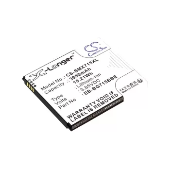   Samsung EB-BG715BBE helyettesítő mobiltelefon akkumulátor (Li-Ion, 3950mAh / 15.21Wh, 3.85V) - Utángyártott