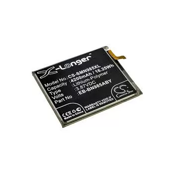   Samsung EB-BN985ABY helyettesítő mobiltelefon akkumulátor (Li-Polymer, 4200mAh / 16.25Wh, 3.87V) - Utángyártott