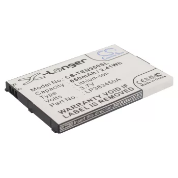   Telefunken LP383450A helyettesítő mobiltelefon akkumulátor (Li-Ion, 3.7V, 650mAh / 2.41Wh) - Utángyártott