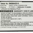 Wiko S104-U59000-038 helyettesítő mobiltelefon akkumulátor (Li-Ion, 3.7V, 1800mAh / 6.66Wh) - Utángyártott