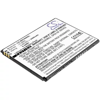   Wiko V12BNL helyettesítő mobiltelefon akkumulátor (Li-Ion, 3.85V, 2400mAh / 9.24Wh) - Utángyártott