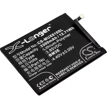   Xiaomi BM3E helyettesítő mobiltelefon akkumulátor (Li-Polymer, 3.85V, 3300mAh / 12.71Wh) - Utángyártott