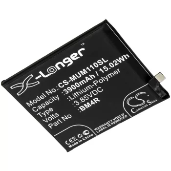   Xiaomi BM4R helyettesítő mobiltelefon akkumulátor (Li-Polymer, 3.85V, 3900mAh / 15.02Wh) - Utángyártott