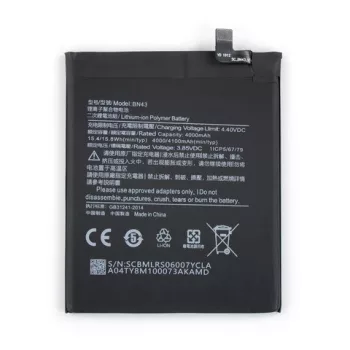   Xiaomi BN43 helyettesítő mobiltelefon akkumulátor (Li-Polymer, 3.85V, 4000mAh / 15.4Wh) - Utángyártott