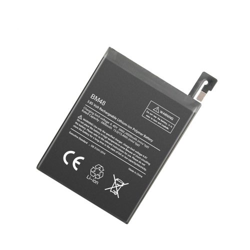 Xiaomi BN48 helyettesítő mobiltelefon akkumulátor (Li-Polymer, 3.85V, 3900mAh / 15.02Wh) - Utángyártott