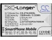 ZTE Li3714T42P3h765039 helyettesítő mobiltelefon akkumulátor (Li-Ion, 3.7V, 1500mAh / 5.55Wh) - Utángyártott
