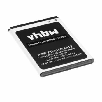   ZTE Li3816T43P3h604550 helyettesítő mobiltelefon akkumulátor (Li-Ion, 3.8V, 1600mAh / 6.08Wh) - Utángyártott