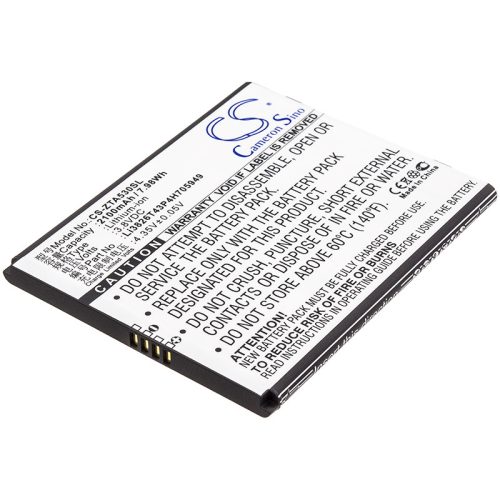 ZTE Li3826T43P4H705949 helyettesítő mobiltelefon akkumulátor (Li-Ion, 4.35V, 2100mAh / 7.98Wh) - Utángyártott