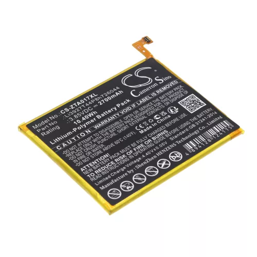 ZTE Li3927T44P8h726044 helyettesítő mobiltelefon akkumulátor (Li-Polymer, 3.85V, 2700mAh / 10.4Wh) - Utángyártott