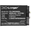 ZTE Li3945T44P8H906455 helyettesítő mobiltelefon akkumulátor (Li-Polymer, 3.85V, 4850mAh / 18.67Wh) - Utángyártott