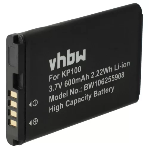 LG KU380, KU385 készülékekhez mobiltelefon akkumulátor (Li-Ion, 3.7V, 600mAh / 2.22Wh) - Utángyártott