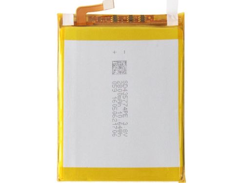 Vernee Thor készülékhez mobiltelefon akkumulátor (Li-Polymer, 3.8V, 2800mAh / 10.64Wh) - Utángyártott