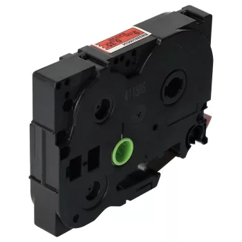   Brother AHe-S421, HGE-S421 helyettesítő szalagpatron (Piros alapon Fekete) - Utángyártott