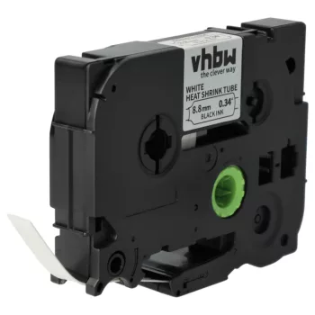   Brother AHS-221, HS-221, HSe-221, LMHSe221 helyettesítő címkeszalag (Fehér alapon Fekete) - Utángyártott