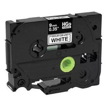   Brother HGE-221 helyettesítő címkeszalag (Fehér alapon Fekete) - Utángyártott