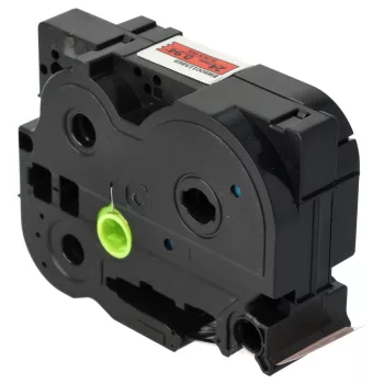   Brother HGE-451 helyettesítő címkeszalag (Piros alapon Fekete) - Utángyártott