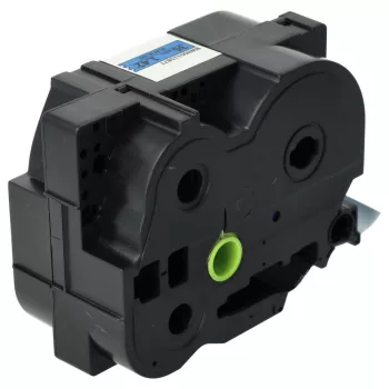   Brother HGE-561 helyettesítő címkeszalag (Kék alapon Fekete) - Utángyártott