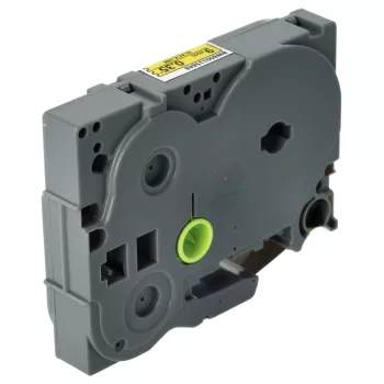   Brother HGE-621 helyettesítő címkeszalag (Sárga alapon Fekete) - Utángyártott