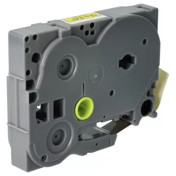   Brother HGE-631 helyettesítő címkeszalag (Sárga alapon Fekete) - Utángyártott