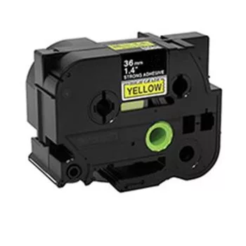   Brother HGE-S661 helyettesítő címkeszalag (Sárga alapon Fekete) - Utángyártott