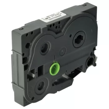   Brother HSE-231 helyettesítő zsugorcső tekercs (Fehér alapon Fekete) - Utángyártott