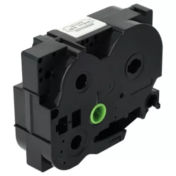   Brother HSE-251 helyettesítő zsugorcső tekercs (Fehér alapon Fekete) - Utángyártott