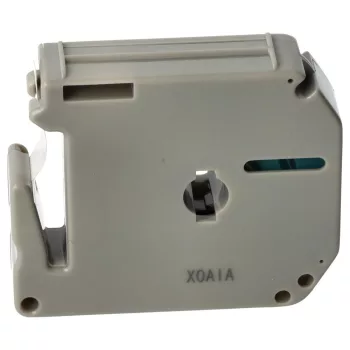   Brother LMM121, M-K121, M121 helyettesítő címkeszalag (Átlátszó alapon Fekete) - Utángyártott