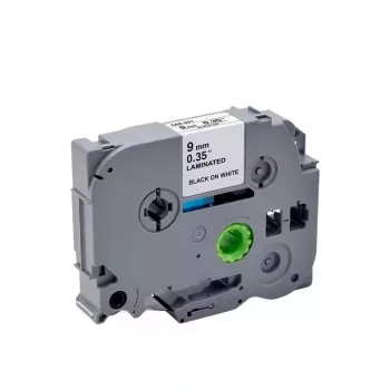   Brother TZ-221, TZE-221 helyettesítő címkeszalag (Fehér alapon Fekete) - Utángyártott