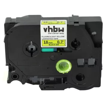   Brother TZ-241, TZE-241 helyettesítő címkeszalag (Neon Sárga alapon Fekete) - Utángyártott