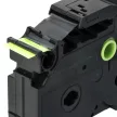 Brother TZ-241, TZE-241 helyettesítő címkeszalag (Neon Sárga alapon Fekete) - Utángyártott
