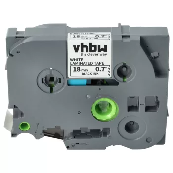   Brother TZ-241, TZE-241 helyettesítő címkeszalag (Fehér alapon Fekete) - Utángyártott