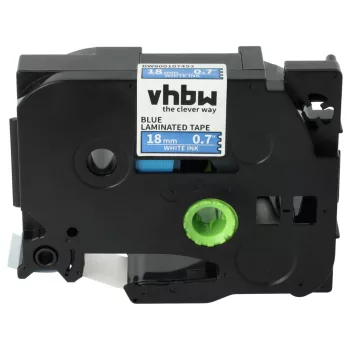   Brother TZ-241, TZE-241 helyettesítő címkeszalag (Kék alapon Fehér) - Utángyártott