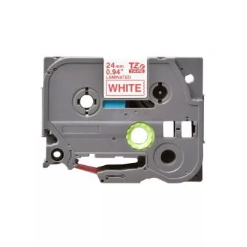   Brother TZ-252, TZE-252 helyettesítő címkeszalag (Fehér alapon Piros) - Utángyártott