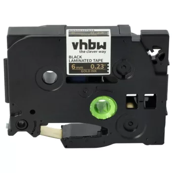   Brother TZ-314, TZE-314 helyettesítő címkeszalag (Fekete alapon Arany) - Utángyártott