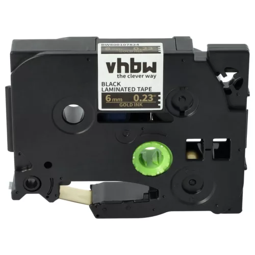 Brother TZ-314, TZE-314 helyettesítő címkeszalag (Fekete alapon Arany) - Utángyártott