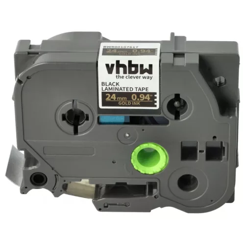 Brother TZ-354, TZE-354 helyettesítő címkeszalag (Fekete alapon Arany) - Utángyártott