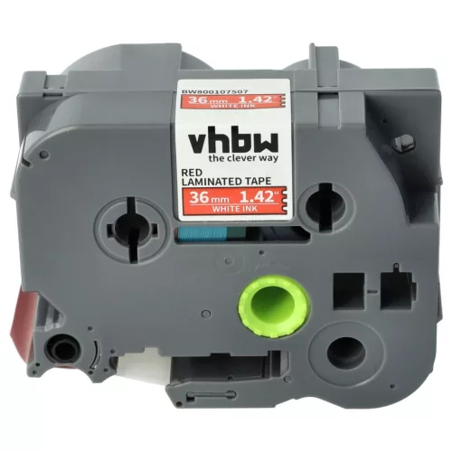 Brother TZ-465, TZE-465 helyettesítő címkeszalag (Piros alapon Fehér) - Utángyártott