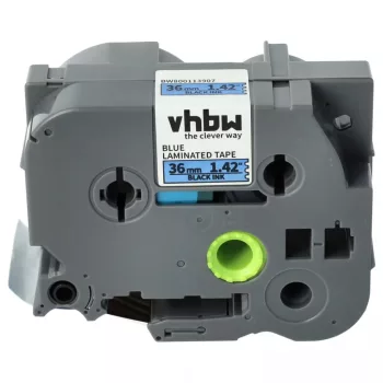   Brother TZ-561, TZE-561 helyettesítő címkeszalag (Kék alapon Fekete) - Utángyártott