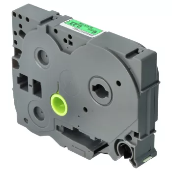   Brother TZ-D11, TZE-D11 helyettesítő címkeszalag (Neon Zöld alapon Fekete) - Utángyártott