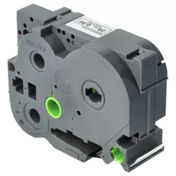   Brother TZ-FX251, TZE-FX251 helyettesítő címkeszalag (Fehér alapon Fekete) - Utángyártott