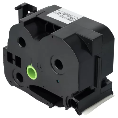 Brother TZ-FX261, TZE-FX261 helyettesítő címkeszalag (Fehér alapon Fekete) - Utángyártott