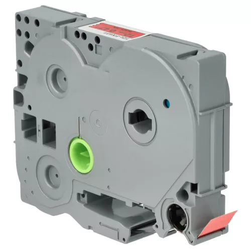 Brother TZ-FX431, TZE-FX431 helyettesítő címkeszalag (Piros alapon Fekete) - Utángyártott