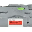 Brother TZ-FX431, TZE-FX431 helyettesítő címkeszalag (Piros alapon Fekete) - Utángyártott