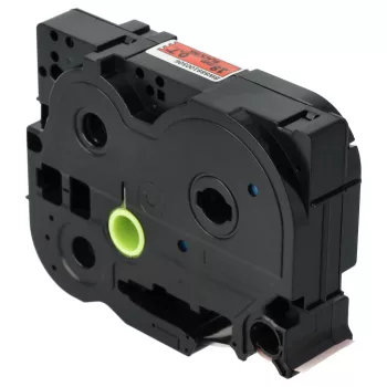   Brother TZ-FX441, TZE-FX441 helyettesítő címkeszalag (Piros alapon Fekete) - Utángyártott