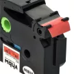 Brother TZ-FX451, TZE-FX451 helyettesítő címkeszalag (Piros alapon Fekete) - Utángyártott