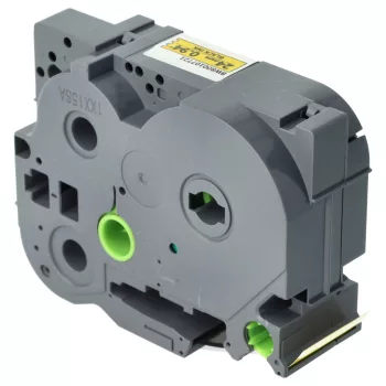   Brother TZ-FX651, TZE-FX651 helyettesítő címkeszalag (Sárga alapon Fekete) - Utángyártott